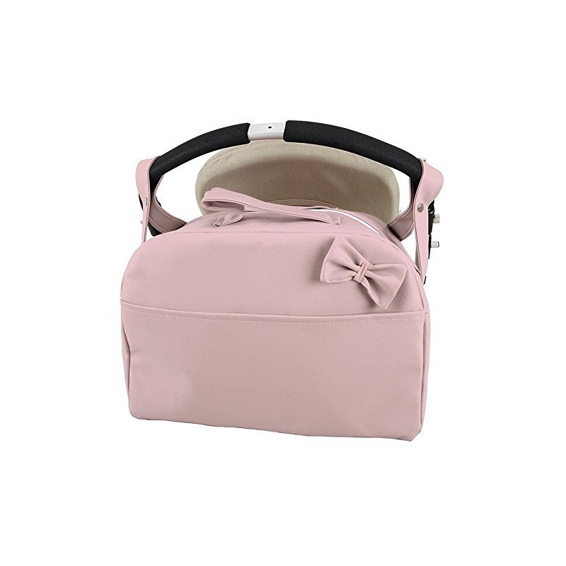 Amamentação Baby Bag Leather.Pink Makeup + Presente de um Bib-Danielstore