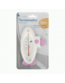 Conjunto termômetro baby bath - rosa