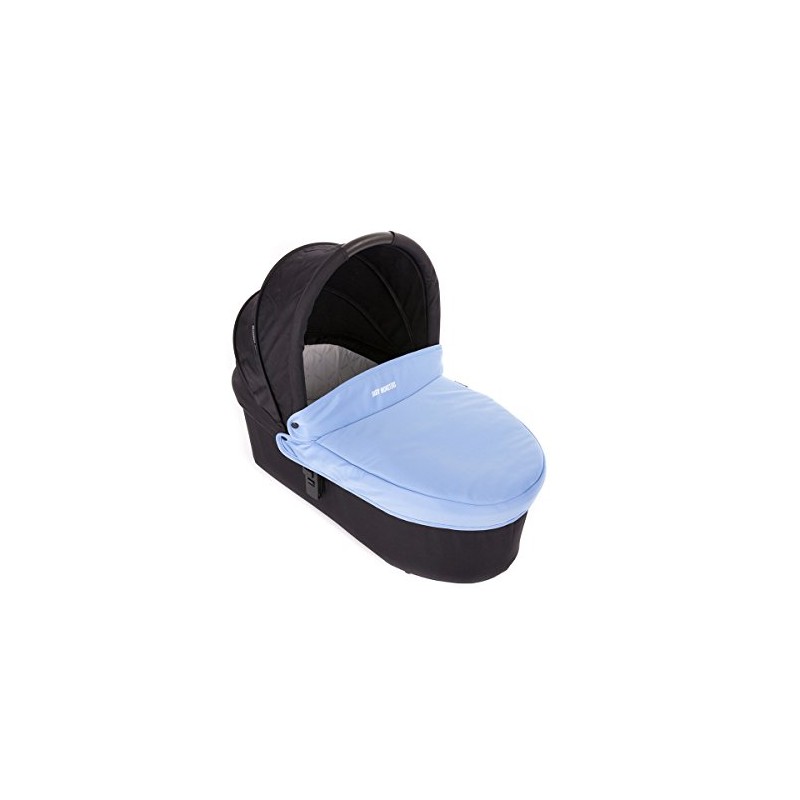 Baby Monsters - Capazo para Silla Globe + Cubre Capazo + Regalo Pack con dos baberos - Color Azul Mediterranean - Danielstore