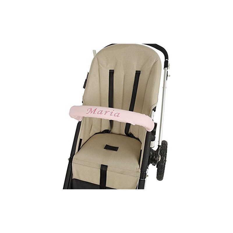 Capa da barra de segurança do carrinho de bebê personalizada (comprimento 60 cm) tecido de couro (várias cores)