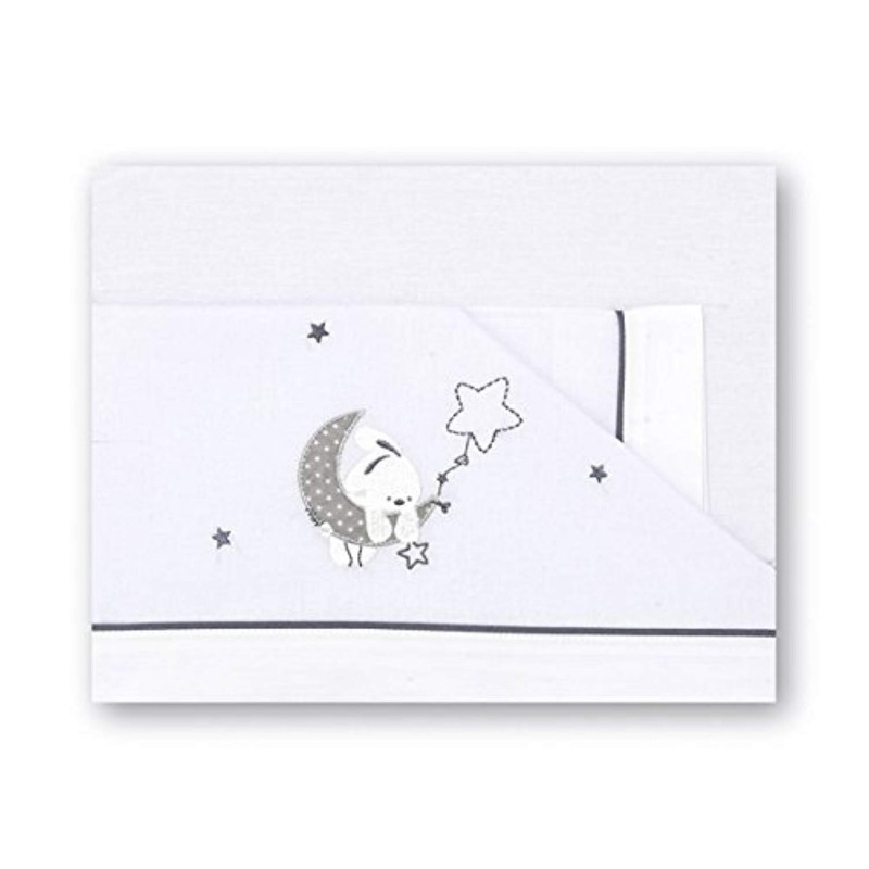 Pirulos - Conjunto de Folhas para Baby Grey Moon - Minicuna 50x80 cm