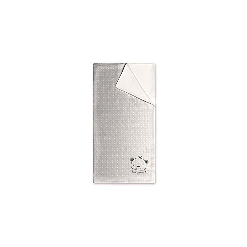 Pirulos 00612320 - Arrullo, design de amor, 75 x 75 cm, branco e cinza