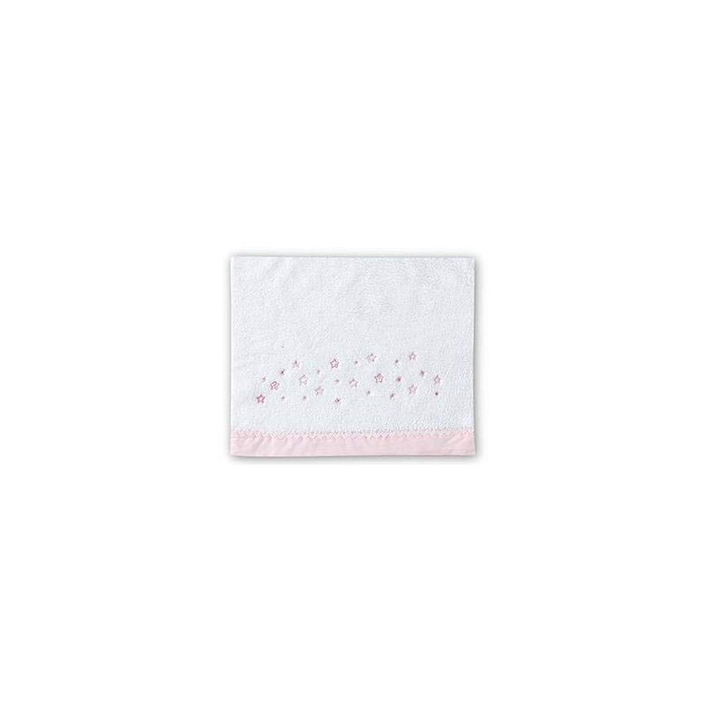 Pirulos Dot Stars - Folhas de berço de microfibra, rosa