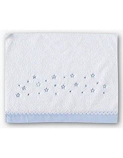 Pirulos Dot Stars - Folhas de berço de microfibra, azul