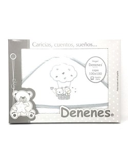 Banho maxicapa, 100 x 100 cm, Cor Branca - Cinza