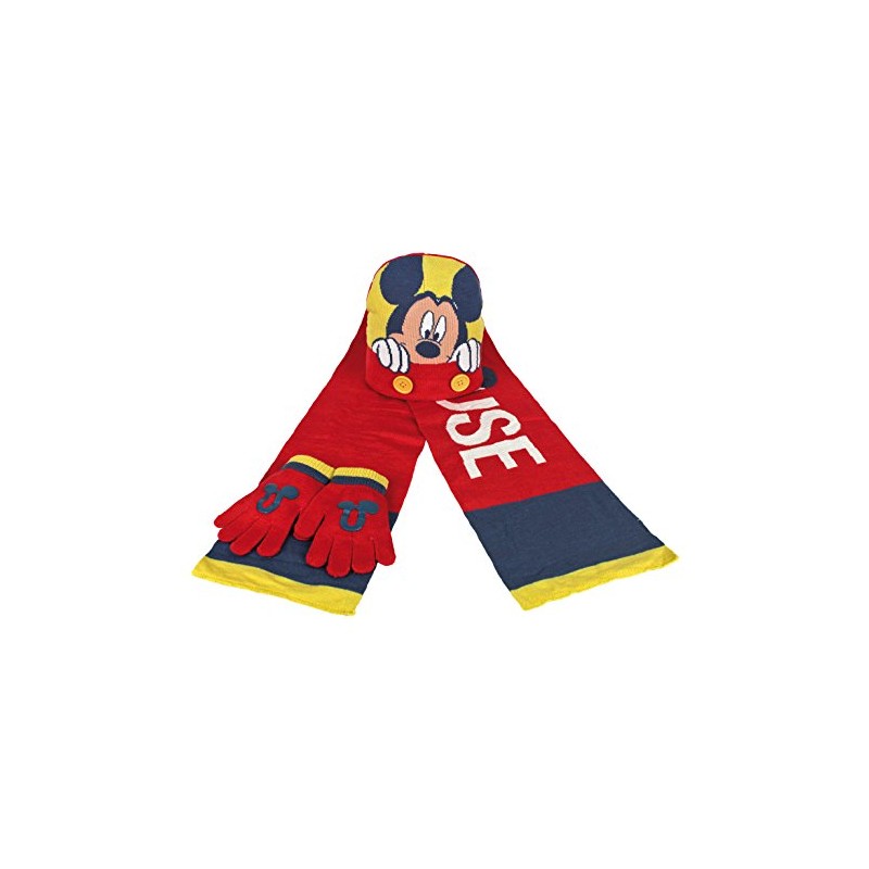 Mickey Disney 50-52 Hat Scarf Set