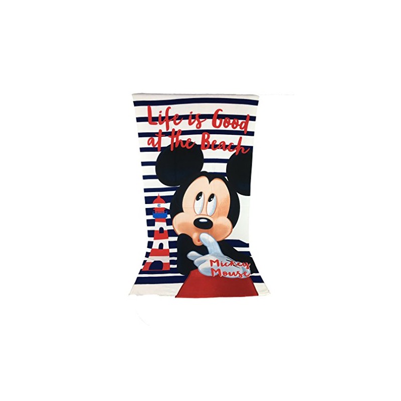 Toalha de Praia – Toalha de Banho – 70 x 140cm Microfibra – Mickey – Disney