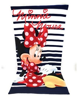 Minnie Beach Towel Micro 70x140cm Mouse Mod.103 MIN-H-TOWEL-103
