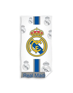 Real Madrid Toalla de Baño y Playa 100% Algodón de 75x150 cm. RM171101