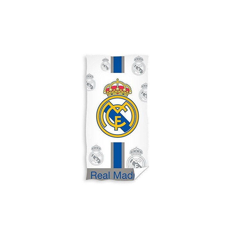 Real Madrid Banho e Toalha de Praia 100% Algodão 75x150 cm. RM171101