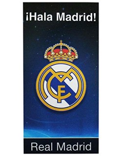 Real Madrid Toalla de Baño y Playa 100% Algodón de 75x150 cm. RM171106