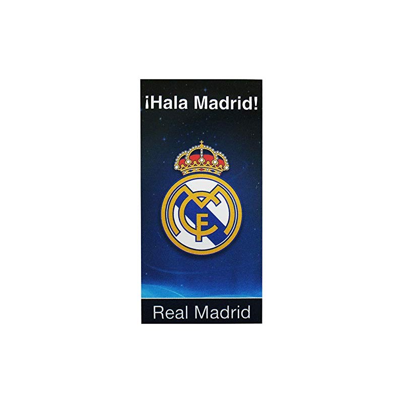 Real Madrid Toalla de Baño y Playa 100% Algodón de 75x150 cm. RM171106