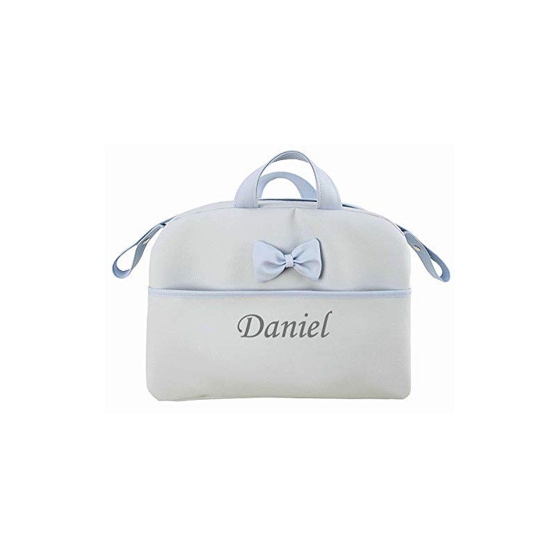 Danielstore- Custom Bag Baby Baby Cart com nome bordado. Kona + Presente de um Bib