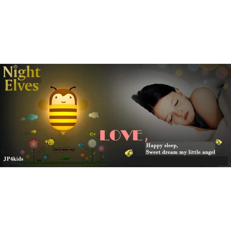 jp4kids Baby Night Light + Adesivos de Parede em Jogo