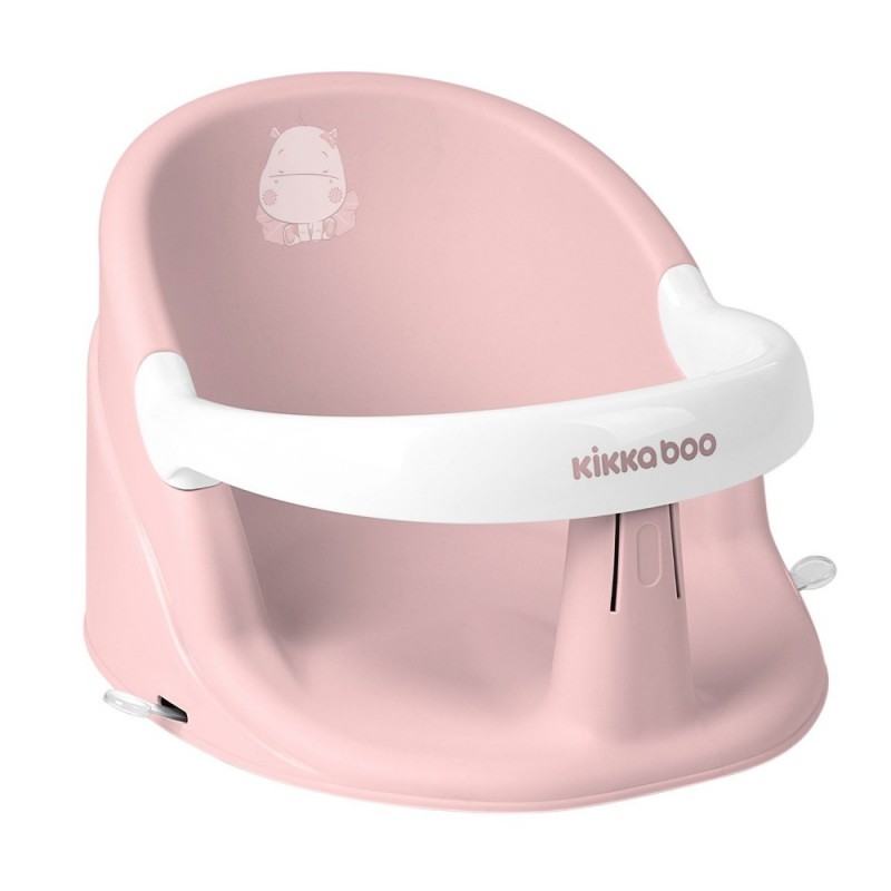 Asiento Bañera Bebé libre de BPA Hippo de Kikkaboo Color rosa