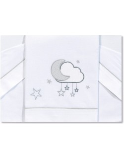 Petite Stars - Crib Sheets, Cloud Design