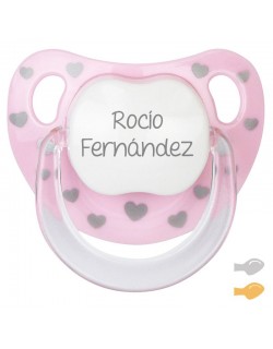 Chupete Personalizado Baby Chic Rosa Mi Pipo