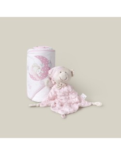 Toalla Capa de baño Bebe Personalizada con nombre bordado Elefante rosa  Danielstore