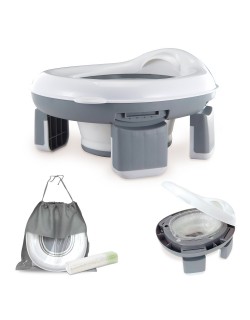 Orinal Portátil y Reductor de WC 2 en 1 Interbaby - Plegable y Antideslizante